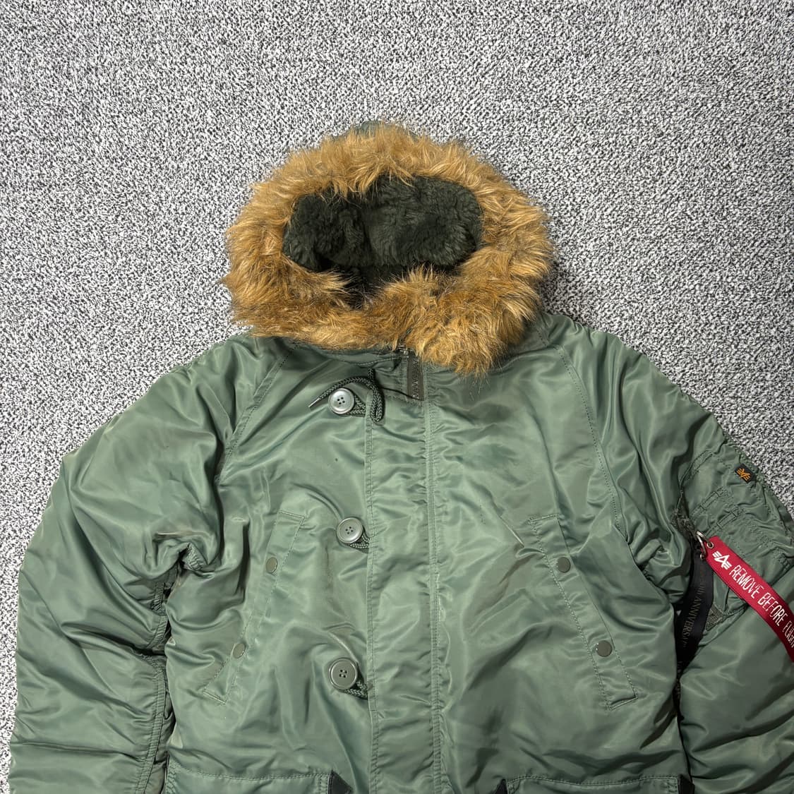 알파인더스트리 50주년 한정판 N-3B 파카 (S) 상품이미지2