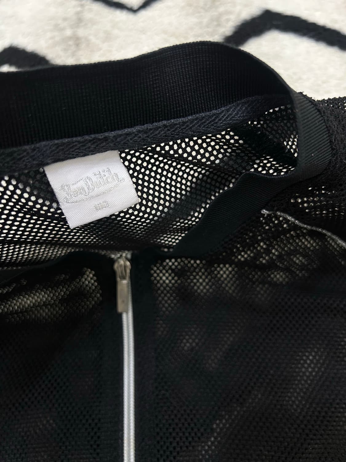 [L]본더치 Y2K 풀 메쉬 집업/블랙 상품이미지5