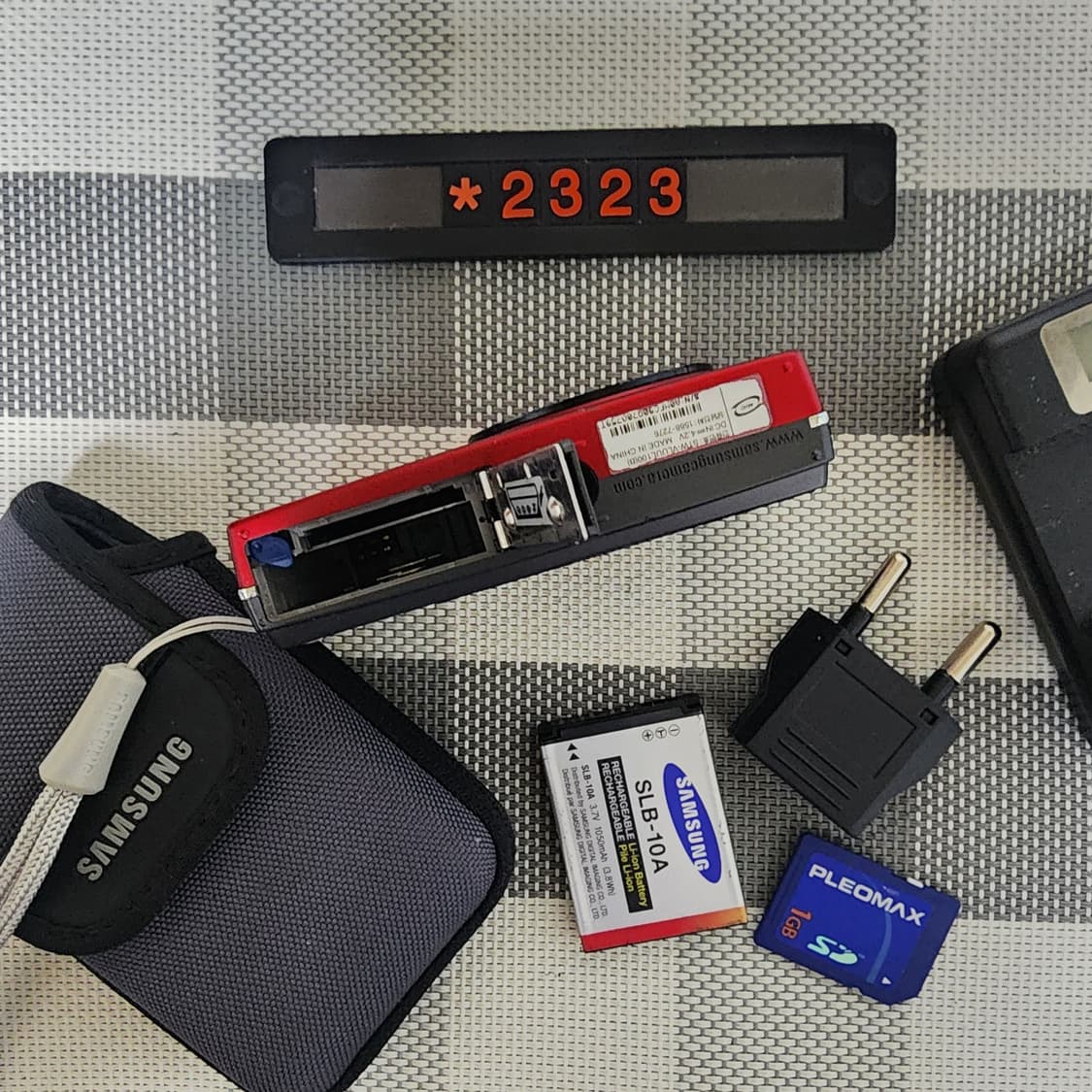 삼성 블루 P 100 디지털카메라 레드바디 상품이미지6