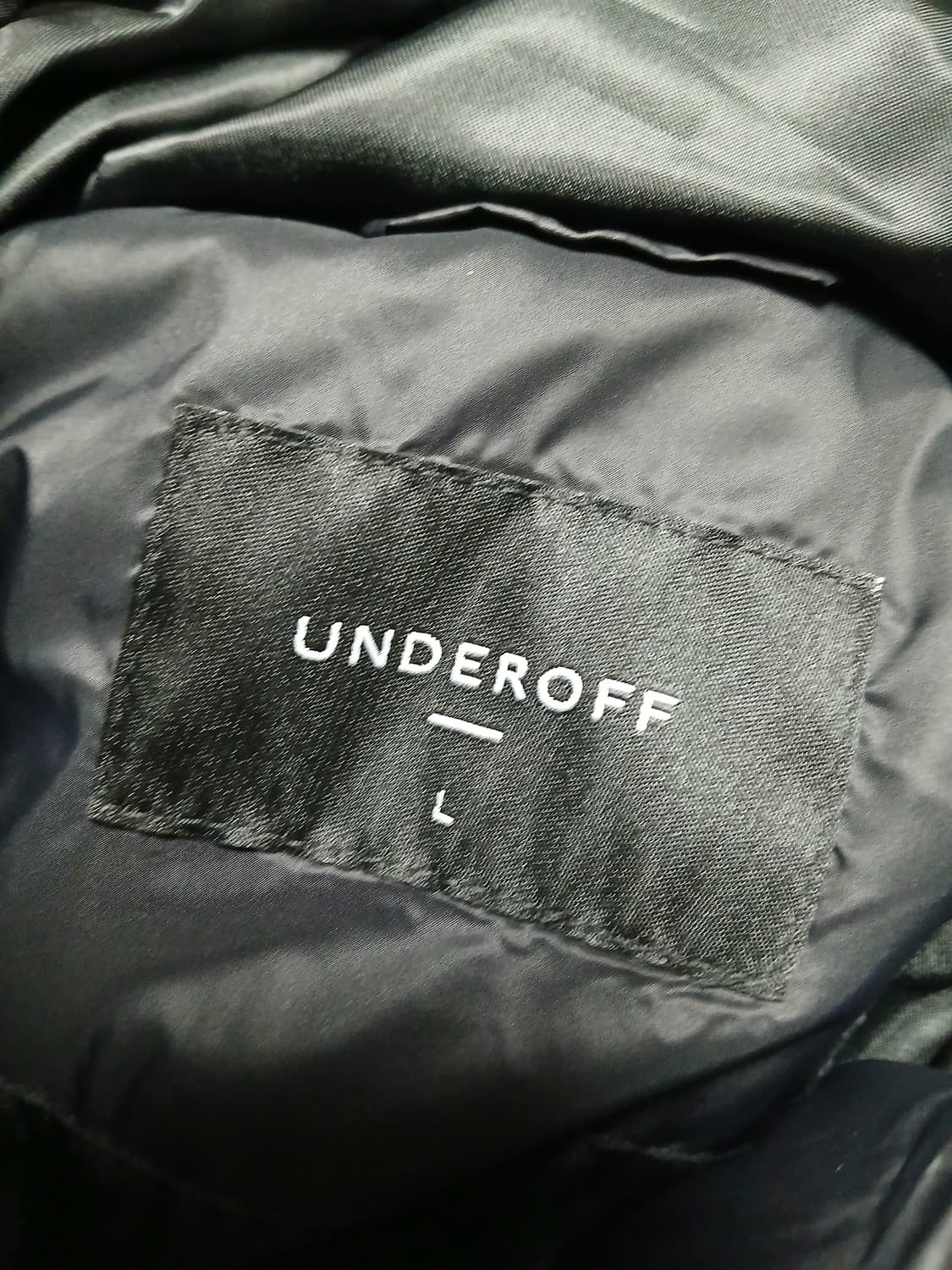 언더오프 패딩블랙L 상품이미지3