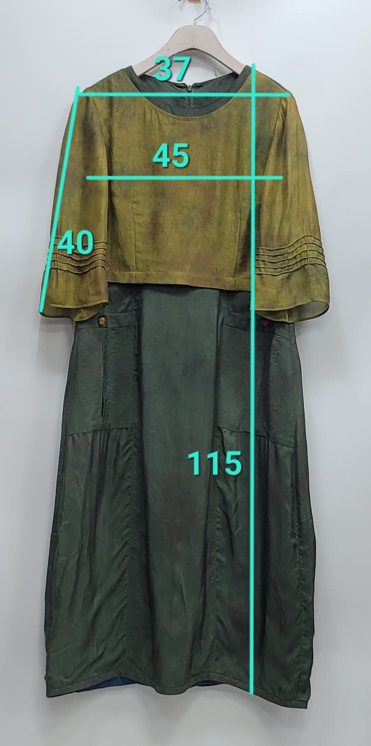 물드림 인견 천연염색 개량한복 원피스 / 여 66
 상품이미지10