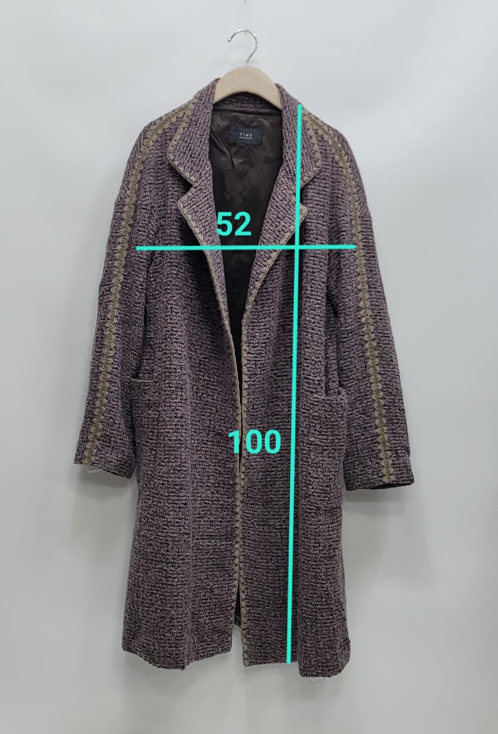 TIME 한섬 타임 트위드 오픈 코트 가디건 / 여 82-94-160
 상품이미지9