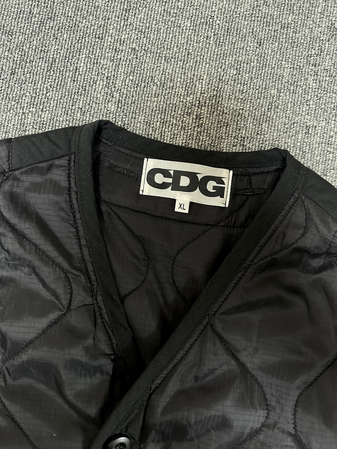 CDG x 알파 인더스트리 라이너 자켓 블랙 XL 상품이미지3
