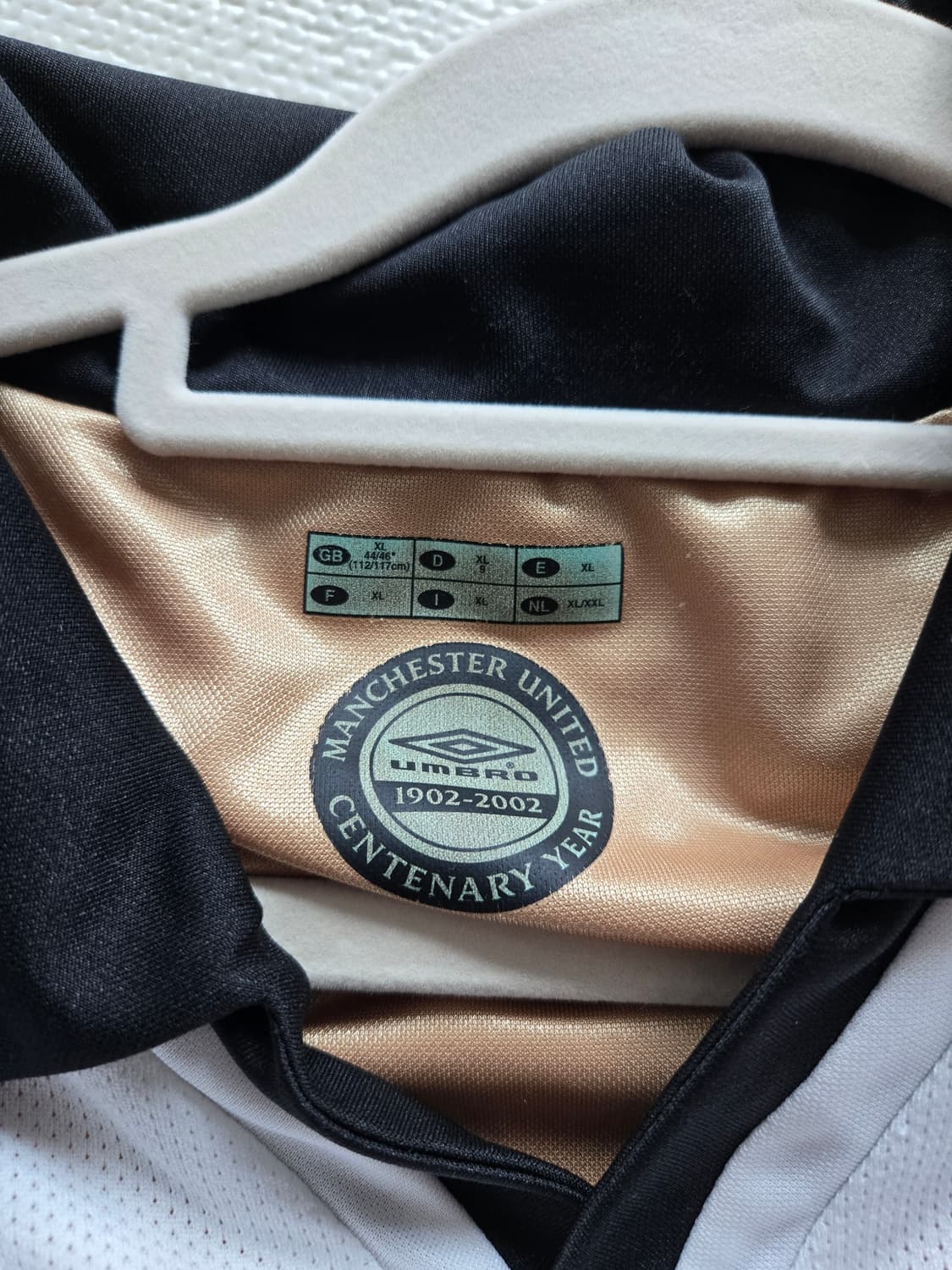 맨유 100주년 01-02 유니폼 XL 상품이미지3