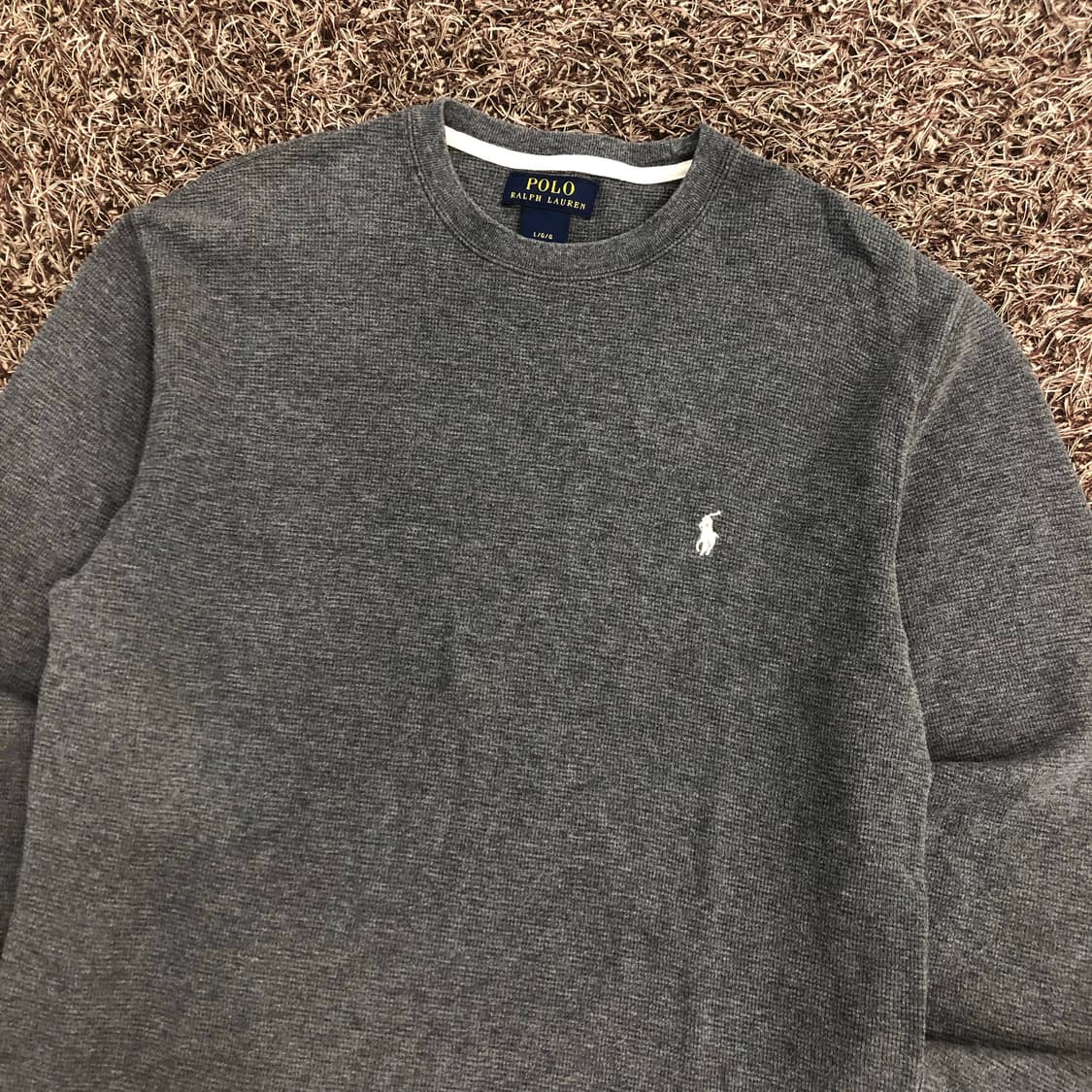 폴로 랄프로렌 와플 롱슬리브 상품이미지3