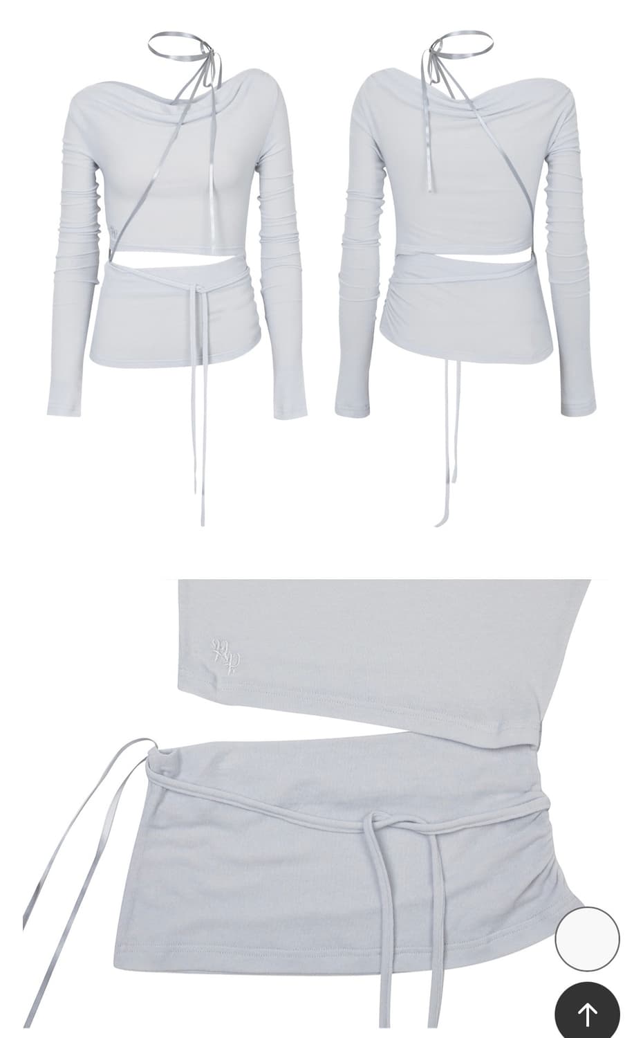 페인오어플레져 SUAVE TOP grey 수아베 탑 그레이 상품이미지4