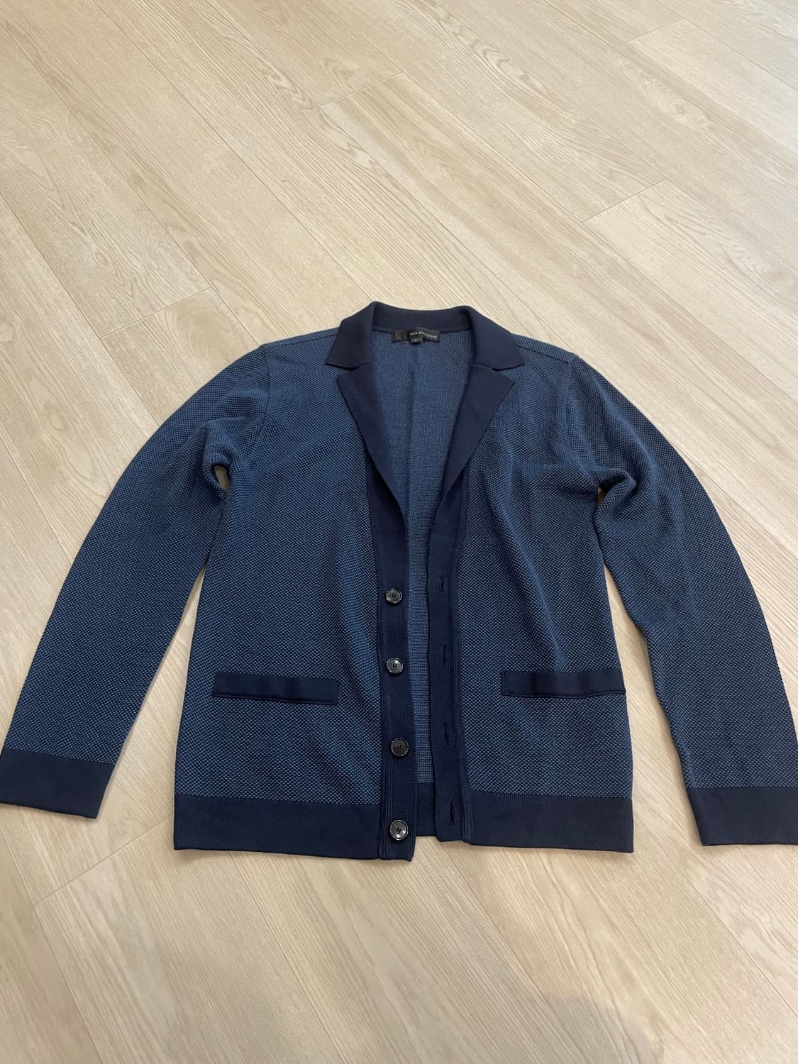 솔리드옴므 자가드 니트 가디건 95 상품이미지1