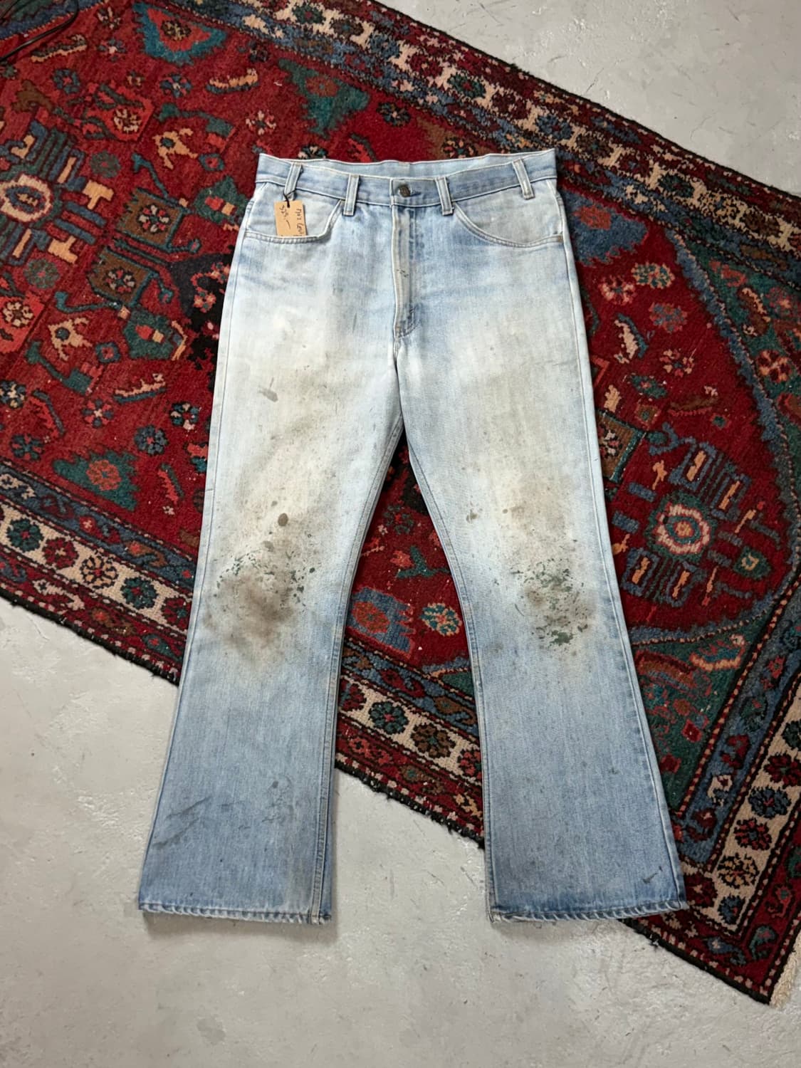 70's USA Made 빈티지 리바이스 646 벨바텀 부츠컷 오렌지탭 상품이미지1