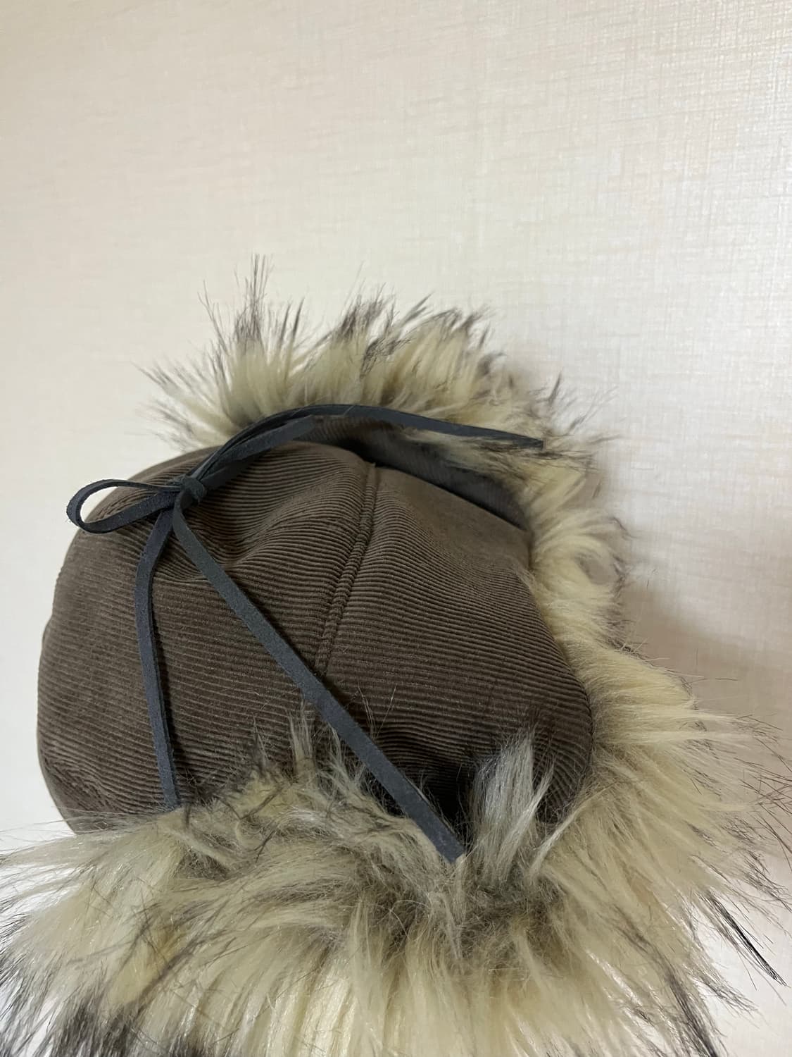 open yy faux fur earflap cap 오픈yy 모자 상품이미지5
