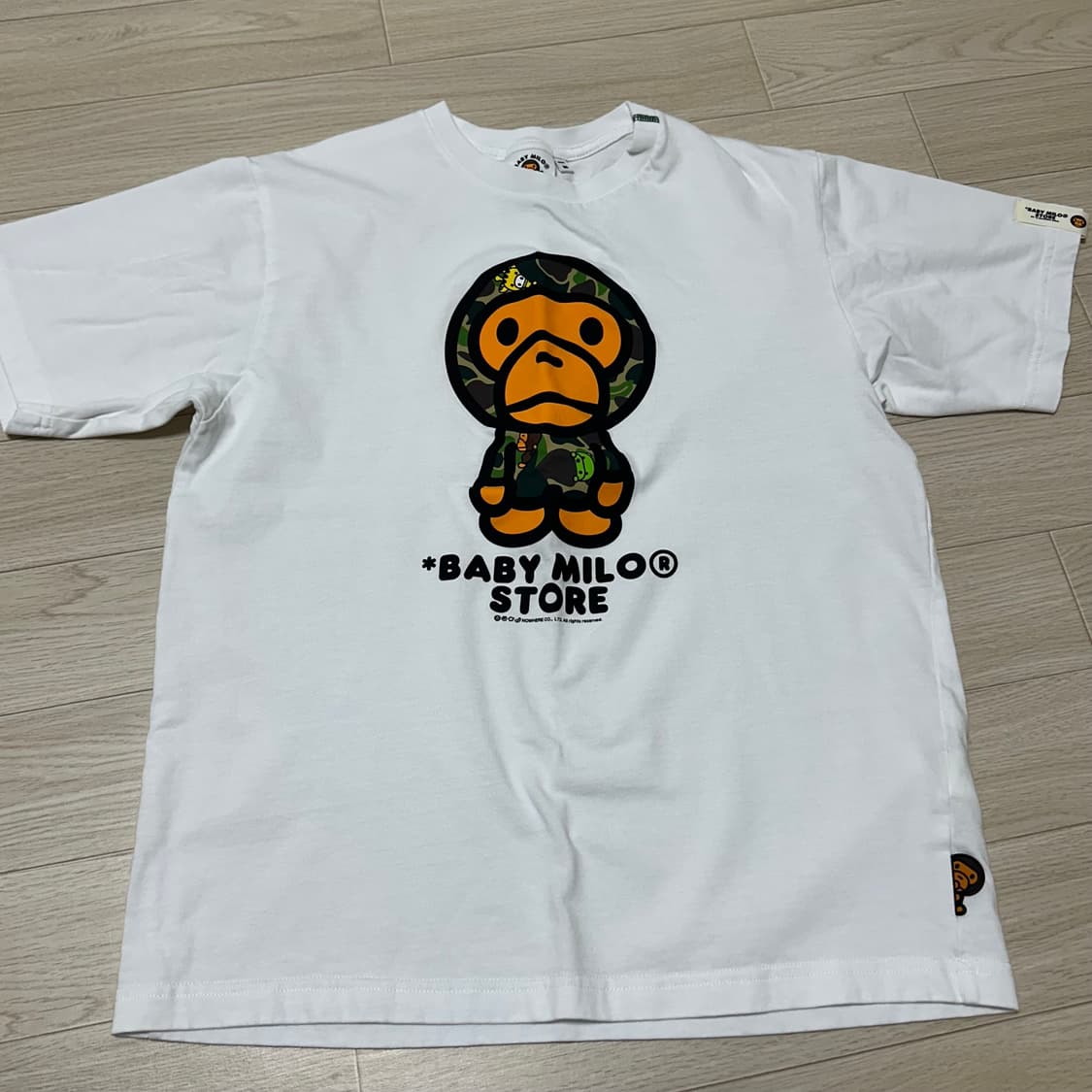 베이프 마일로 레귤러 핏 반팔 상품이미지1