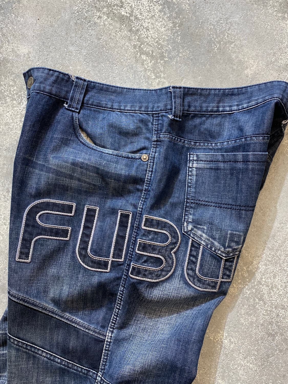 [42] 00s Fubu 후부 레이싱 와이드 데님팬츠 상품이미지6