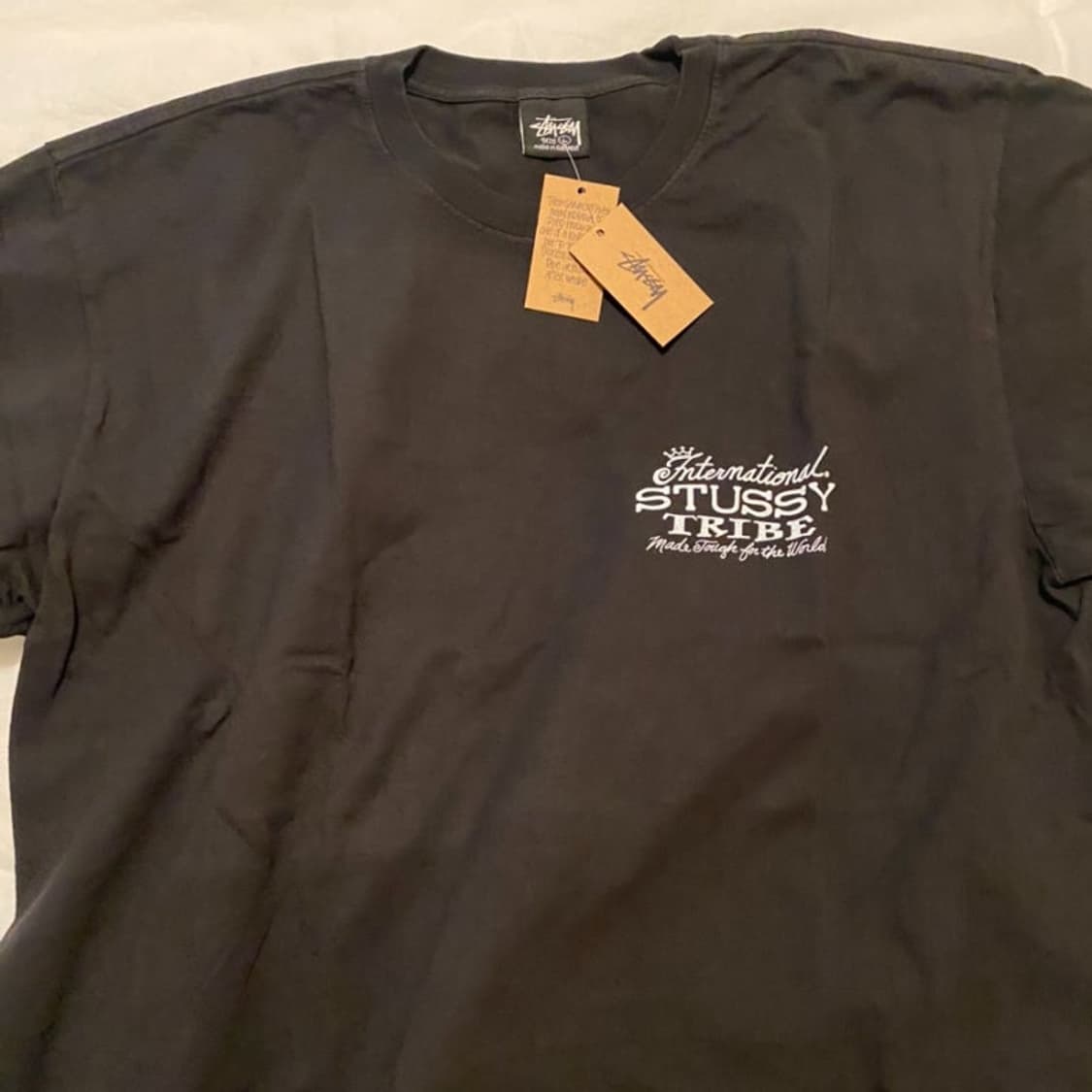 (새상품)스투시 왕관 피그먼트 반팔티 상품이미지4