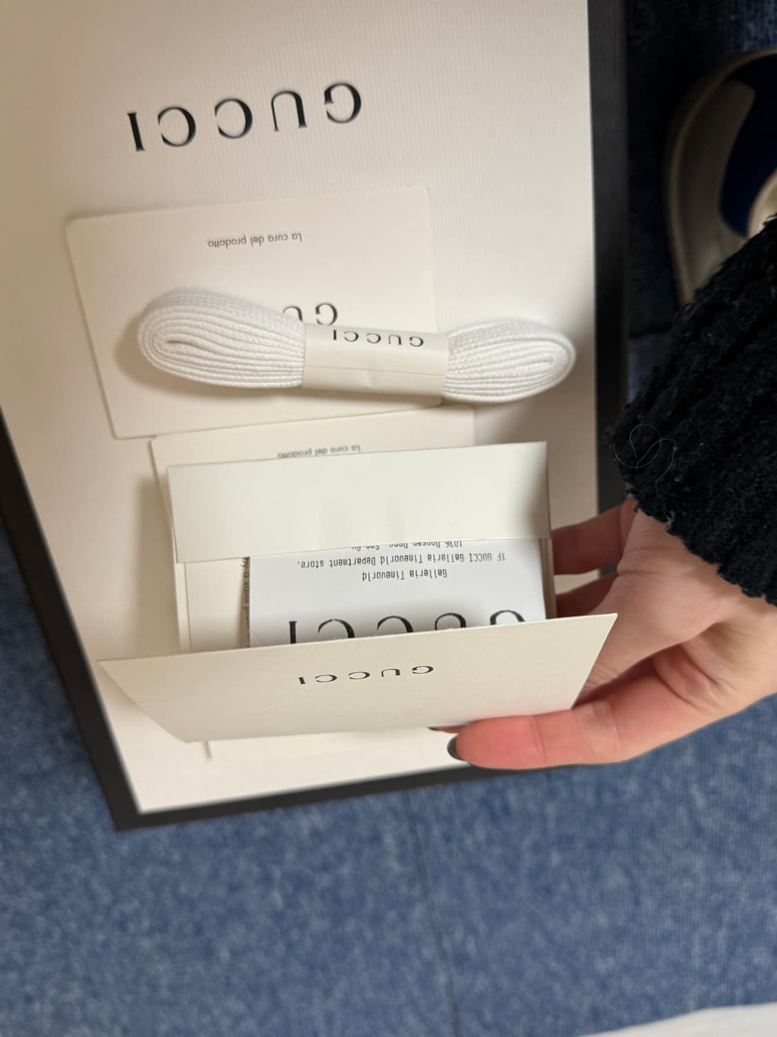 구찌 정품 에이스 테니스 스니커즈 상품이미지9