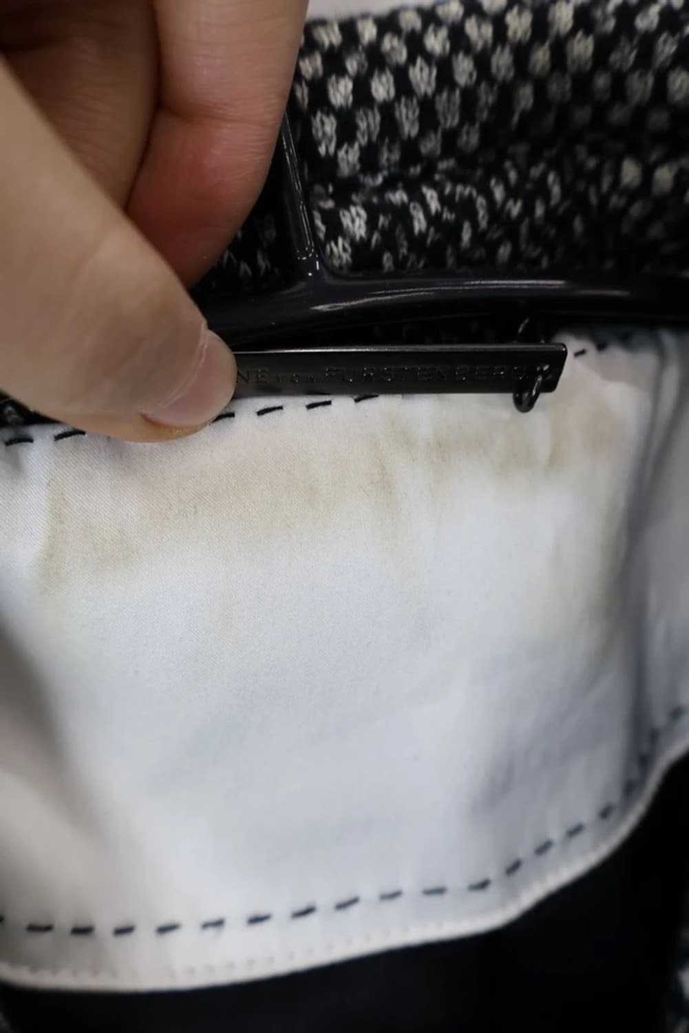 Diane von Furstenberg Herringbone Coat 상품이미지5