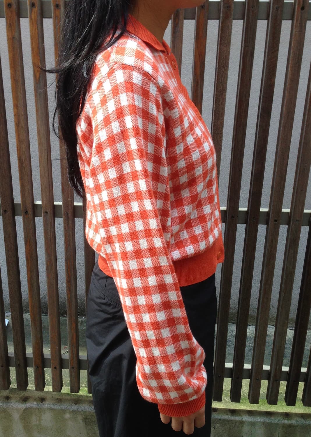 WEGO Gingham Check Cardigan 상품이미지4