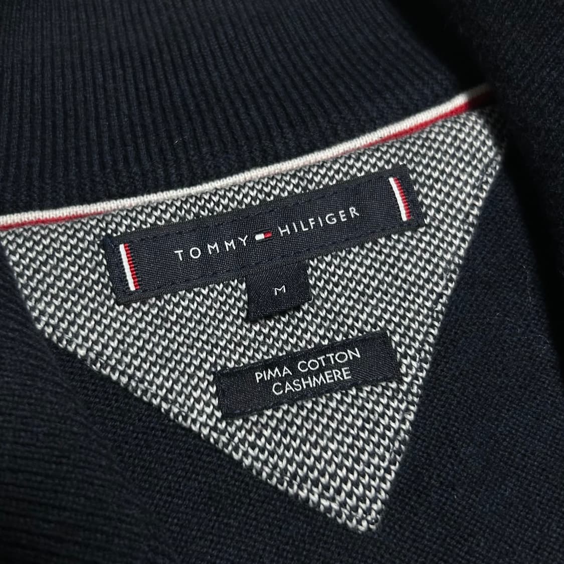 [M] Tommy 타미힐피거 네이비 집업 니트 상품이미지5