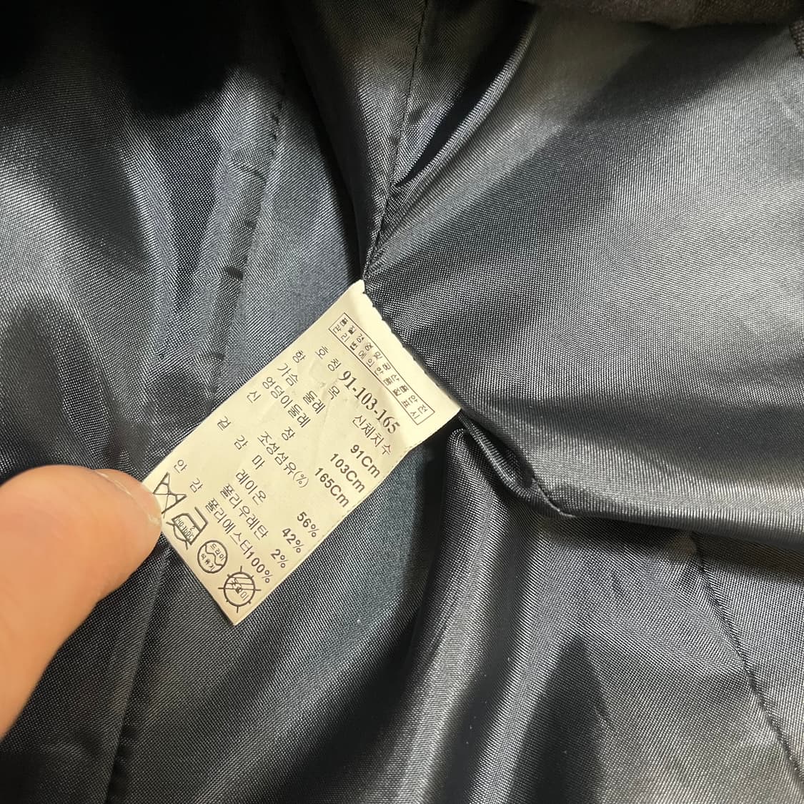 미샤 린넨 혼방 원버튼 싱글 자켓 91-103-165 상품이미지8