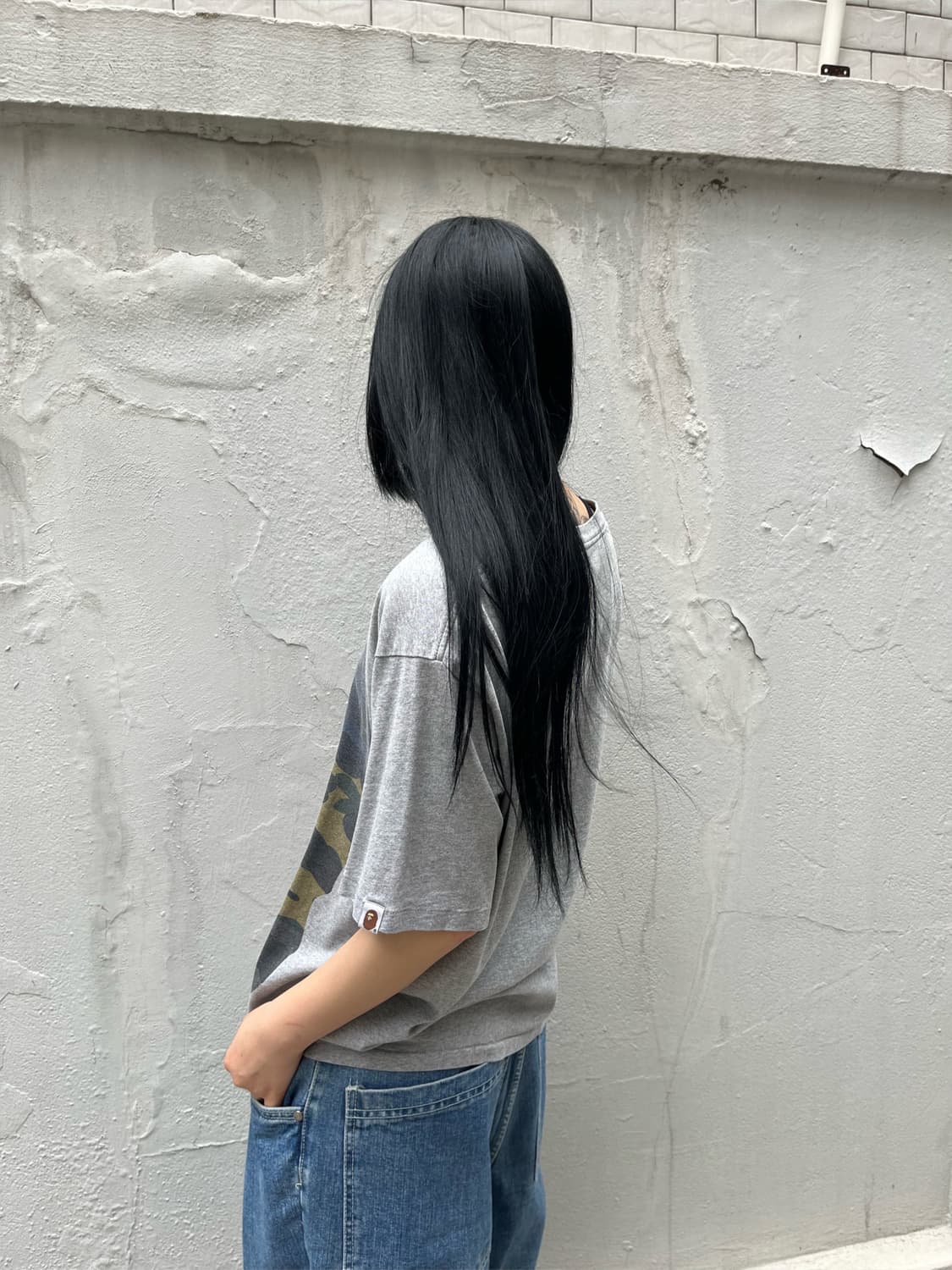 올드 베이프 빅 사루 프린팅 티셔츠 상품이미지6