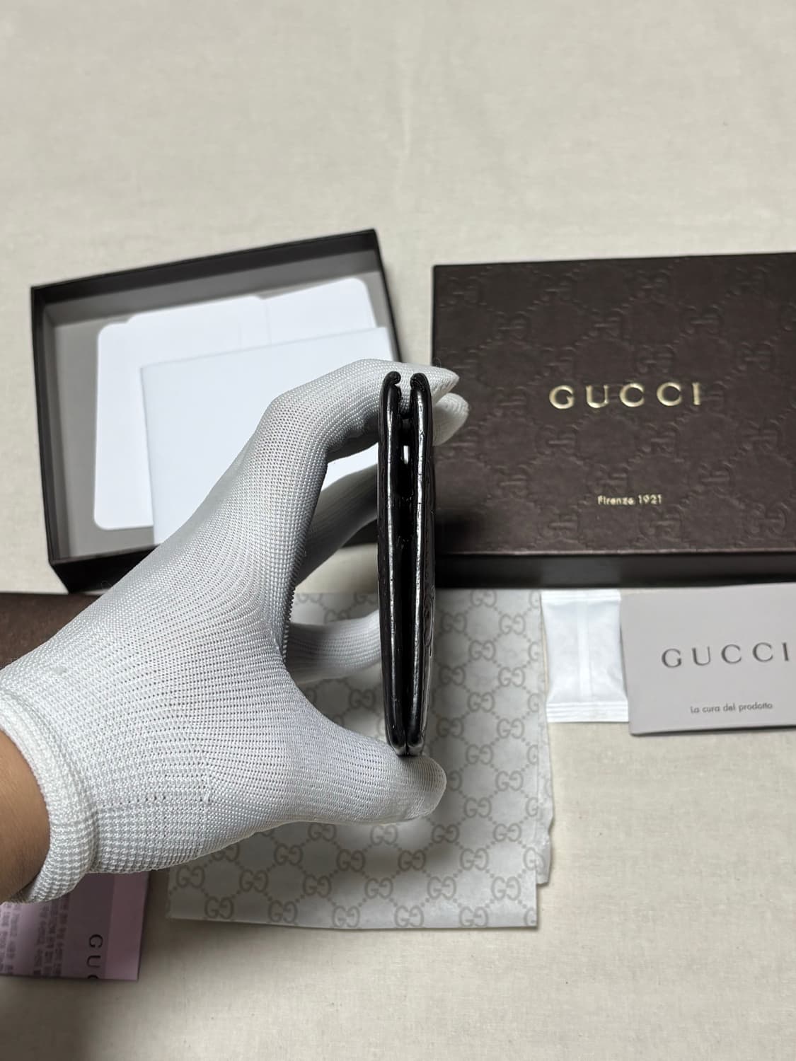 구찌 GG로고 시마 반지갑 [os] 상품이미지4