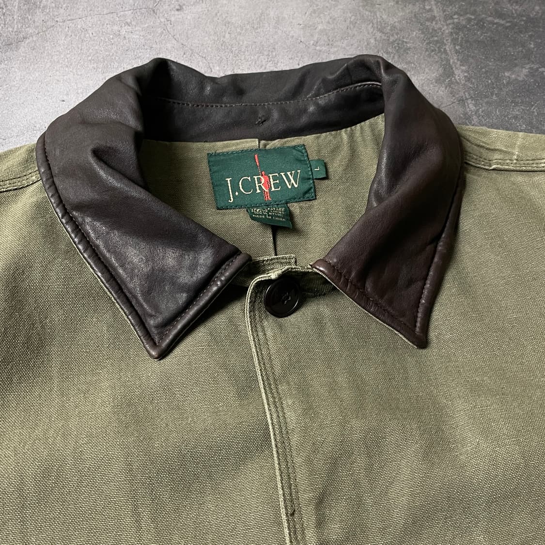 J.CREW 90s 제이크루 빈티지 카키 코튼 헌팅 자켓 A00690 상품이미지2