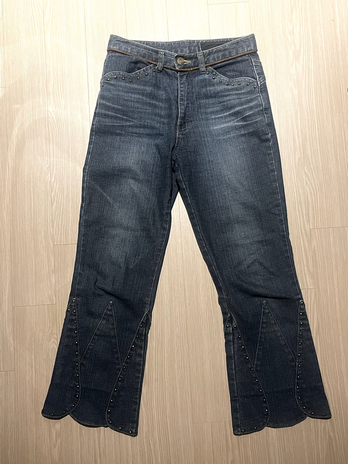 Blue jam 일본 빈티지 스터드 데님 팬츠 상품이미지2