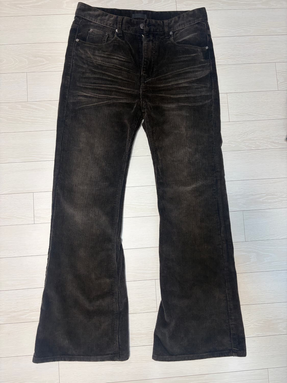 디앤에스알 코듀로이 부츠컷 팬츠 다크 브라운 상품이미지4