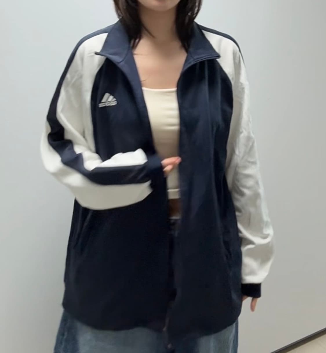 아이다스 배색 져지 L 상품이미지3