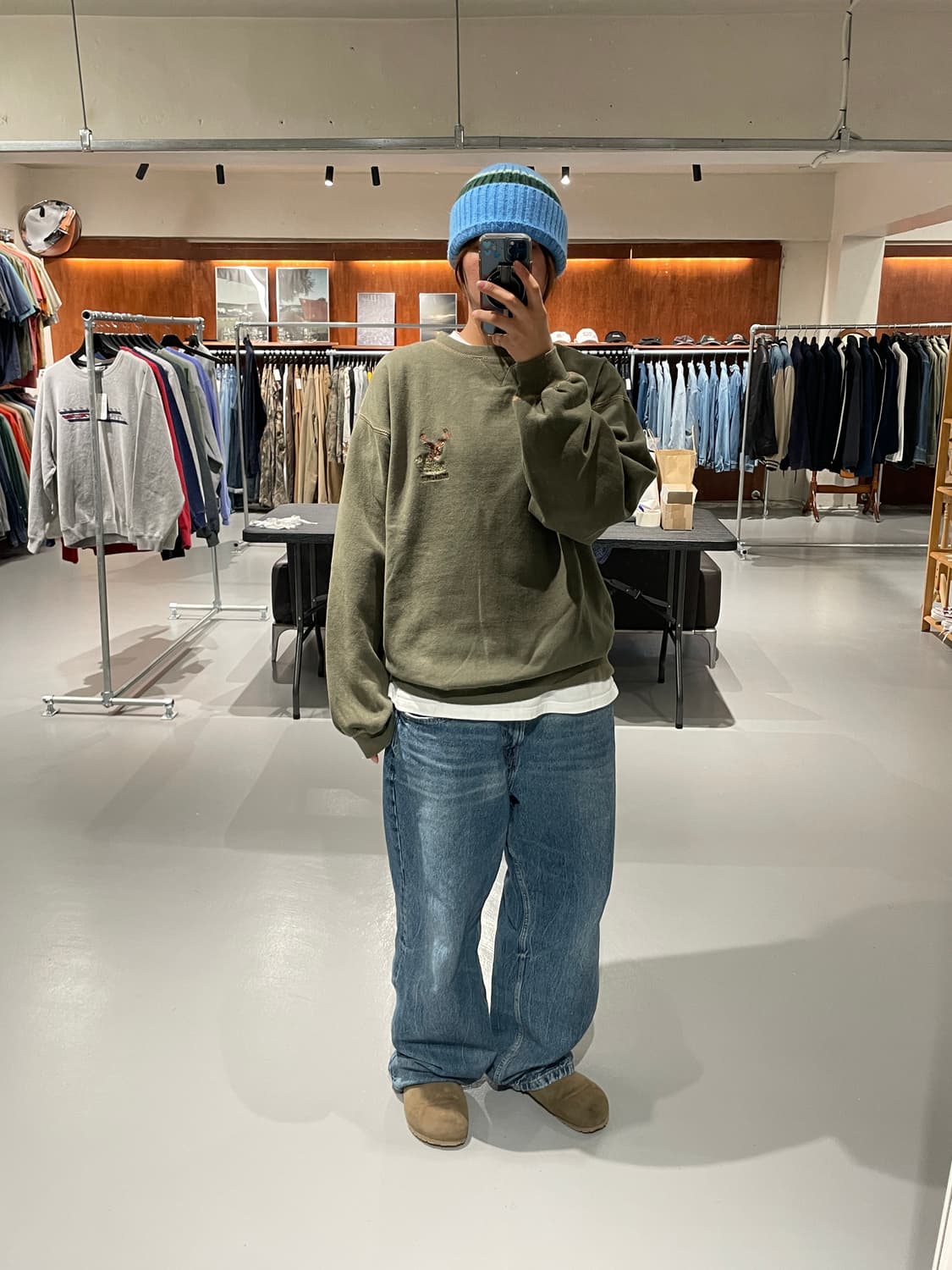 Vintage hunting sweat shirt 상품이미지2