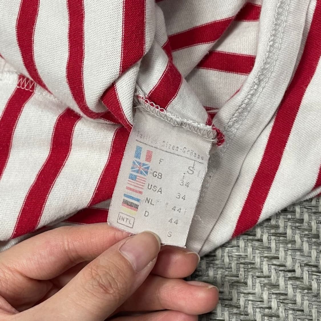 세인트제임스 스트라이프 단가라 티셔츠 v0066 상품이미지8