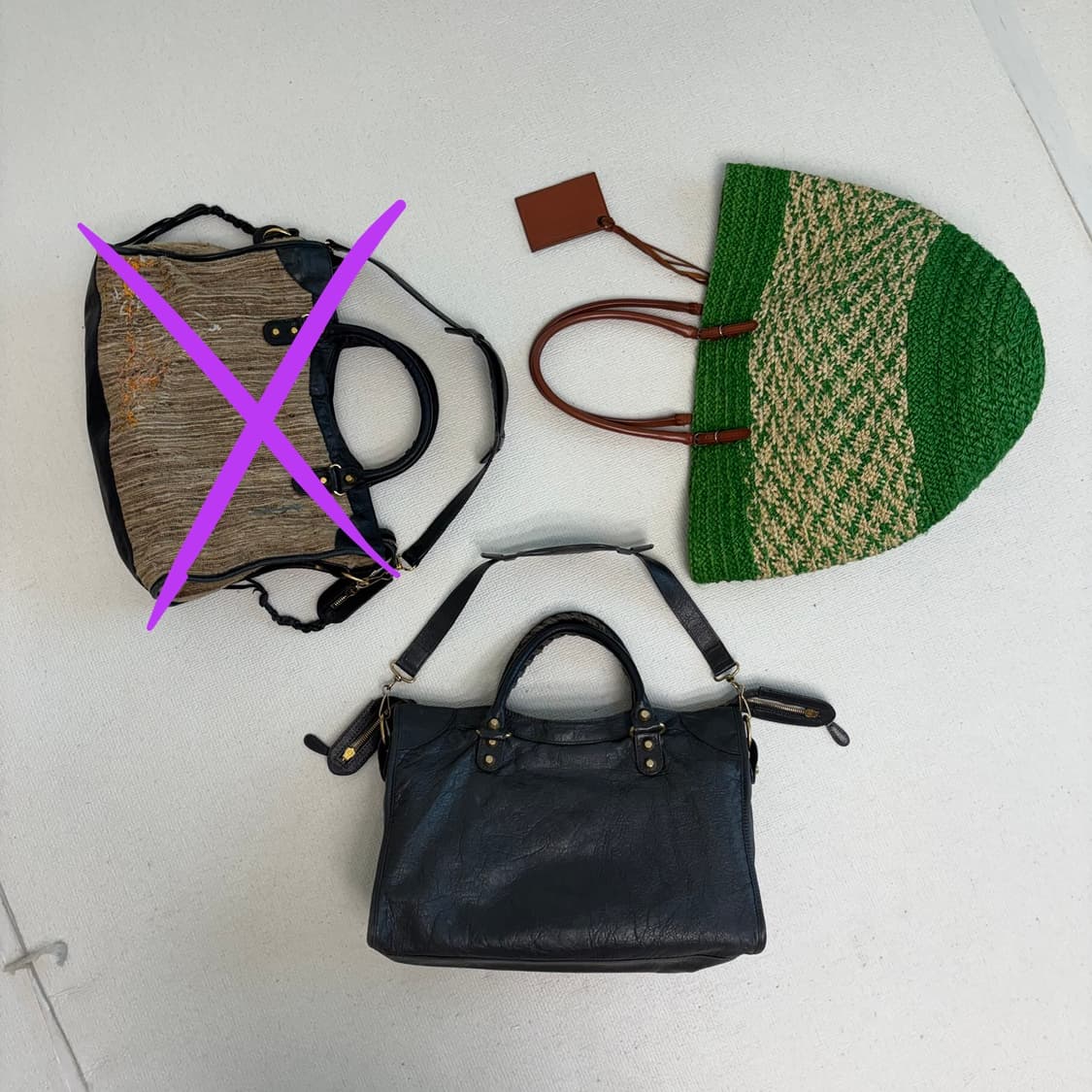 발렌시아가 모터백 2개 일괄 상품이미지2