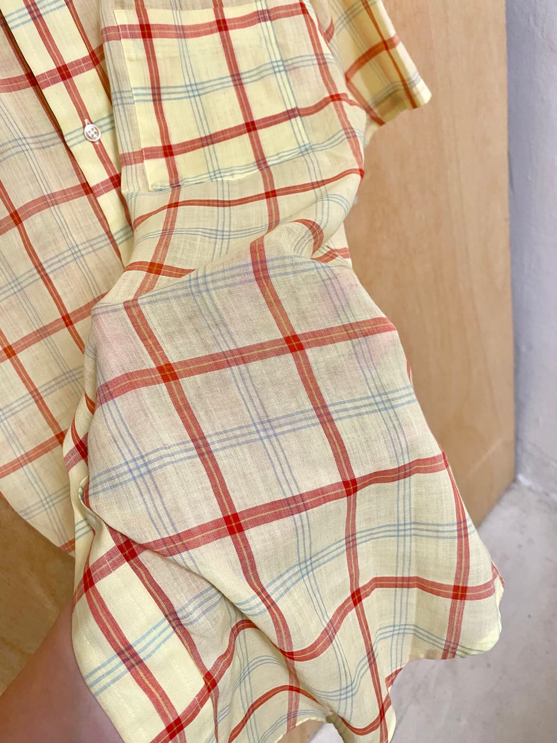 70's SEARS 1/2 check shirts 70년대 시어스 셔츠 상품이미지8