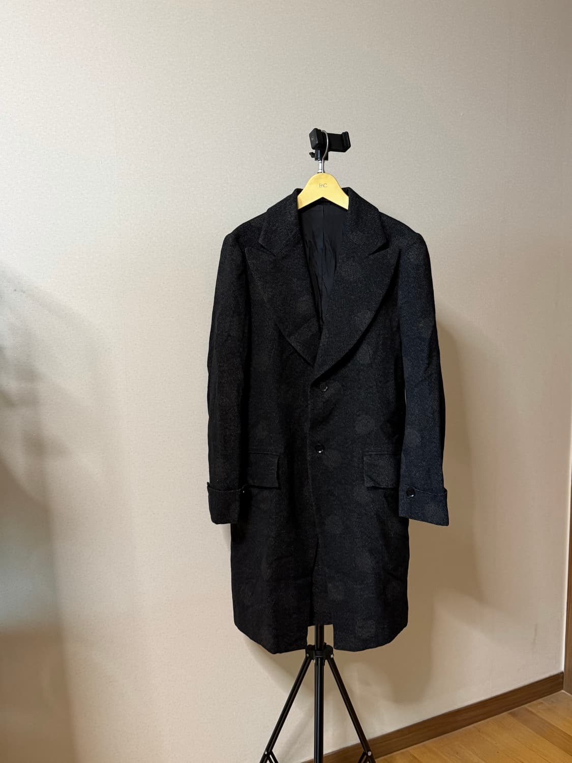 +NOIR dot jacquard coat 상품이미지1