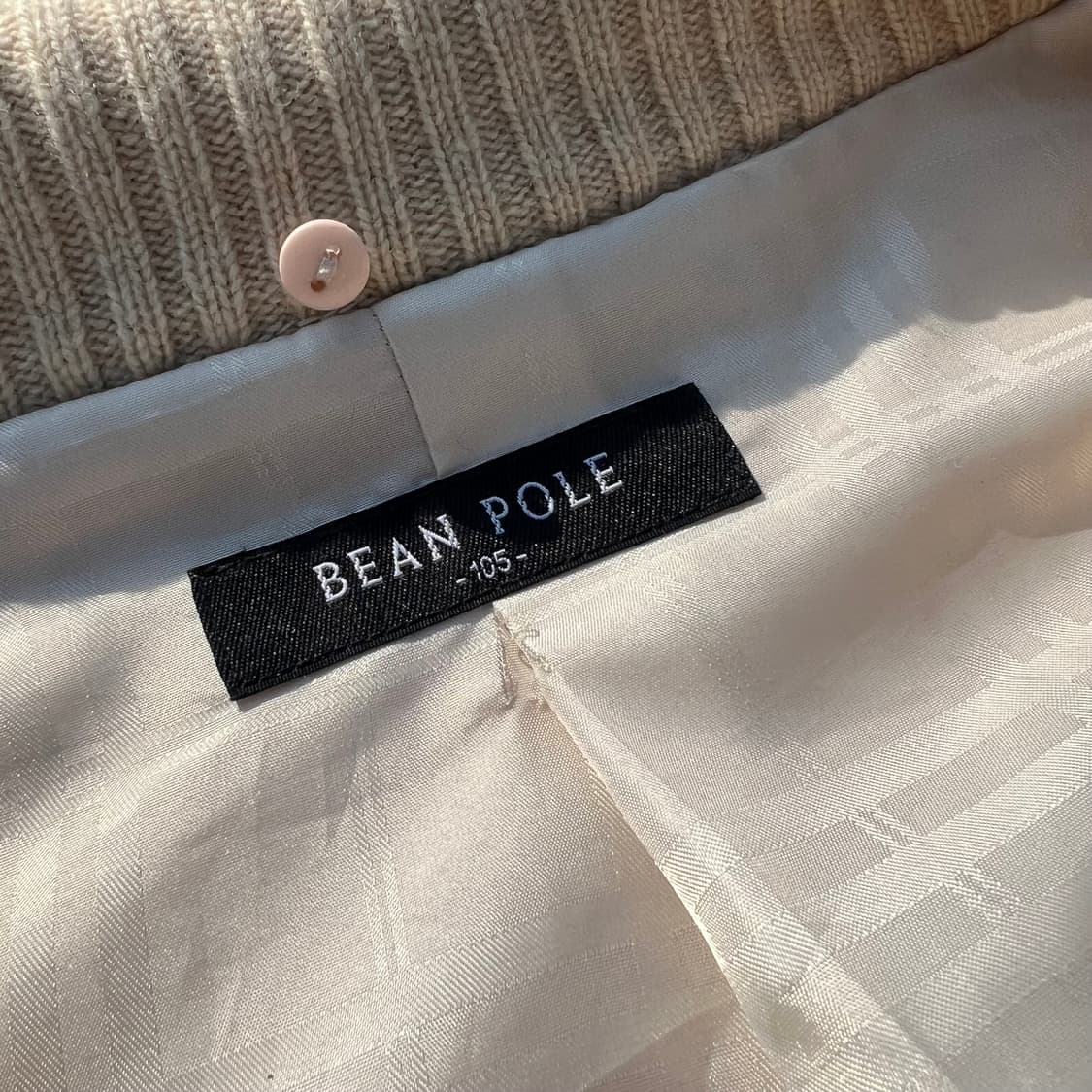 BeanPole 빈폴 암패치 니트 집업 상품이미지4
