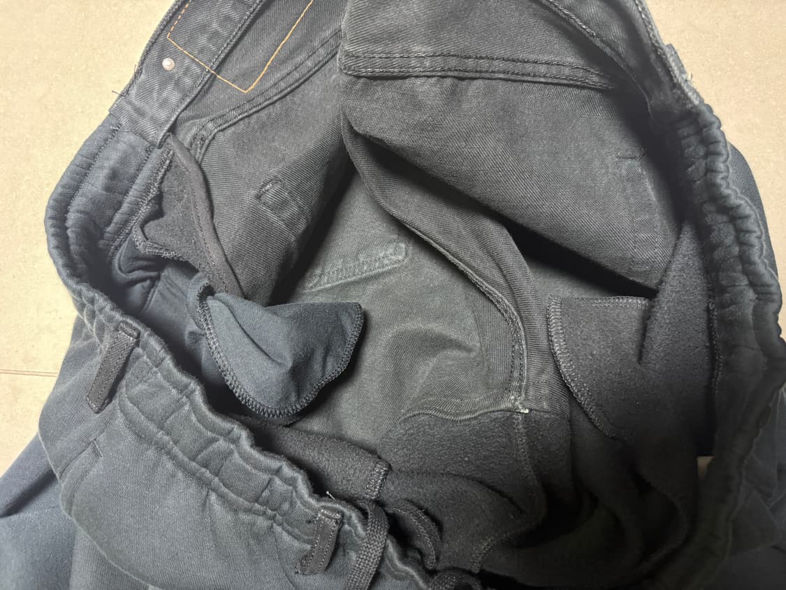 블레스 BLESS 오버 조깅진 블랙 L 10꼬르소꼬모 상품이미지4