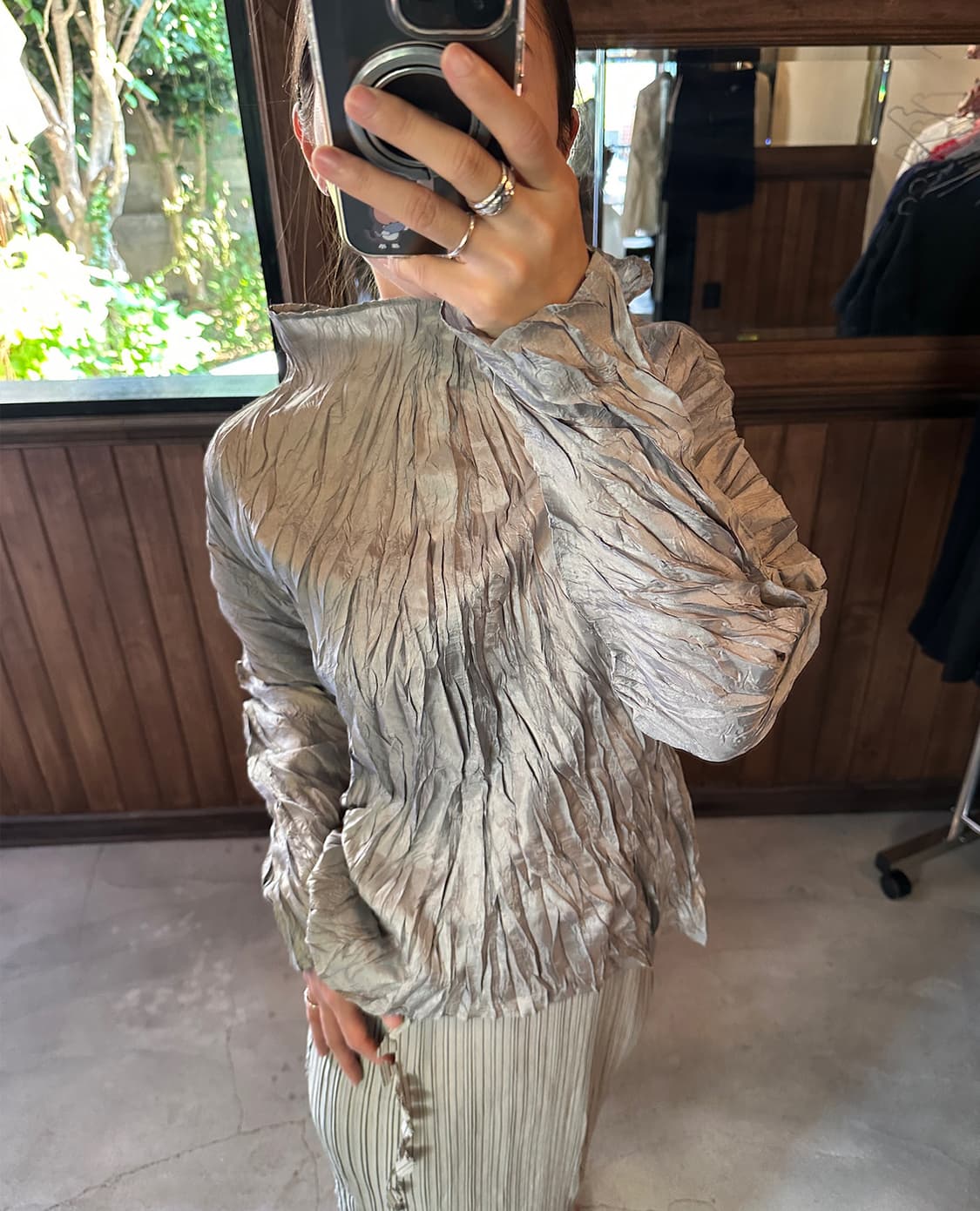 ISSEY MIYAKE PLEATS PLEASE high neck top 상품이미지5