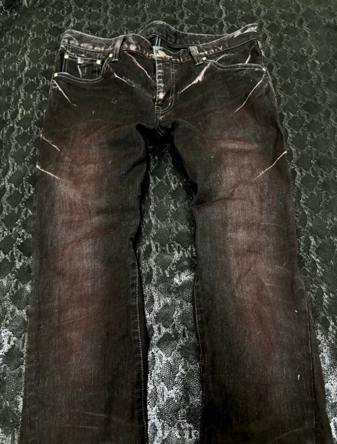 TORNADO MART 00’s Archive burgundy Cra 상품이미지5