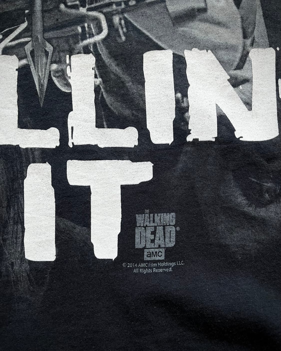 2014年 Walking Dead 1/2 T-Shirt / Gildan 상품이미지6