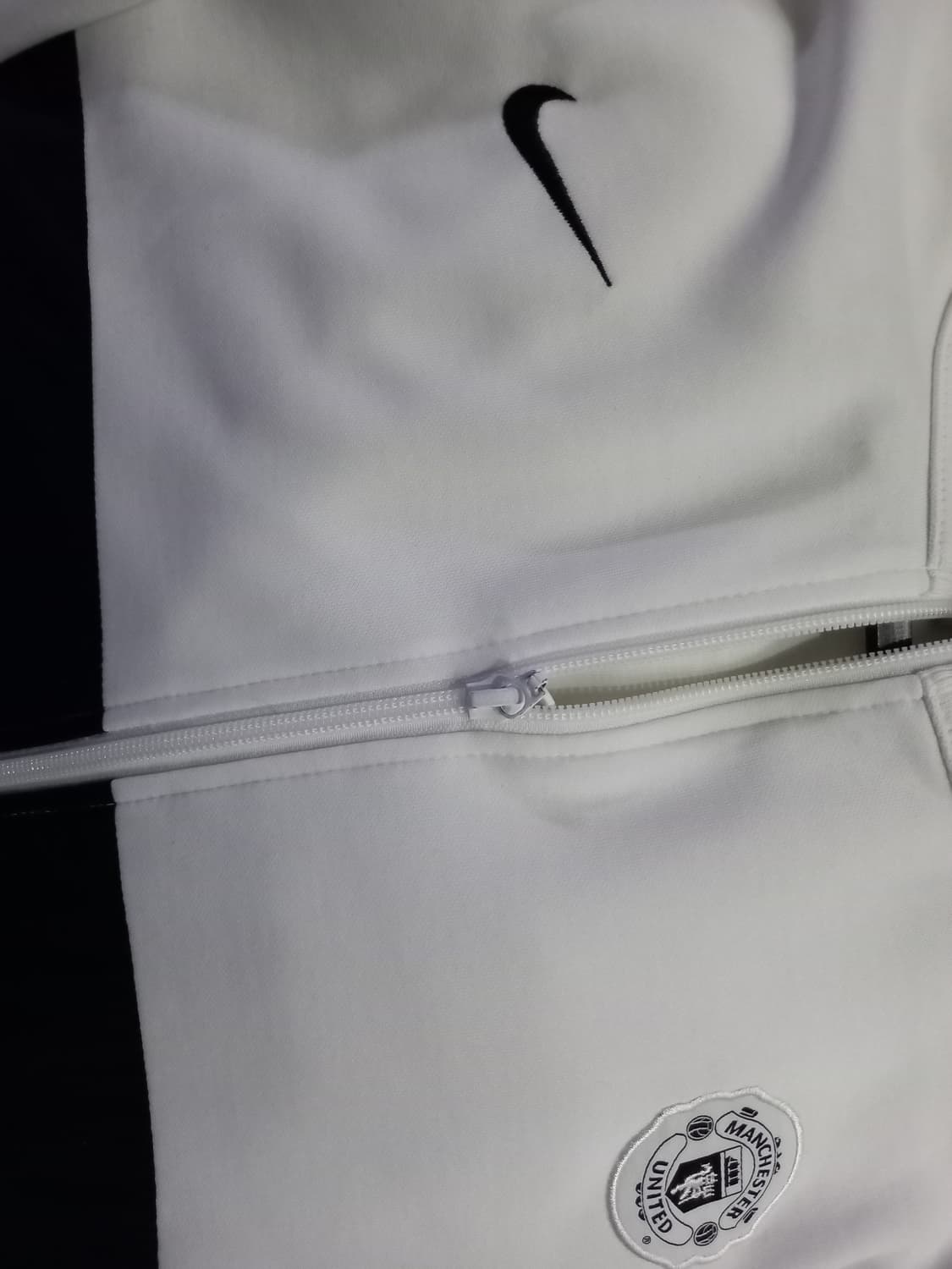 나이키 희귀 맨유 화이트 트랙탑 저지 져지집업 115/XXXL 상품이미지3