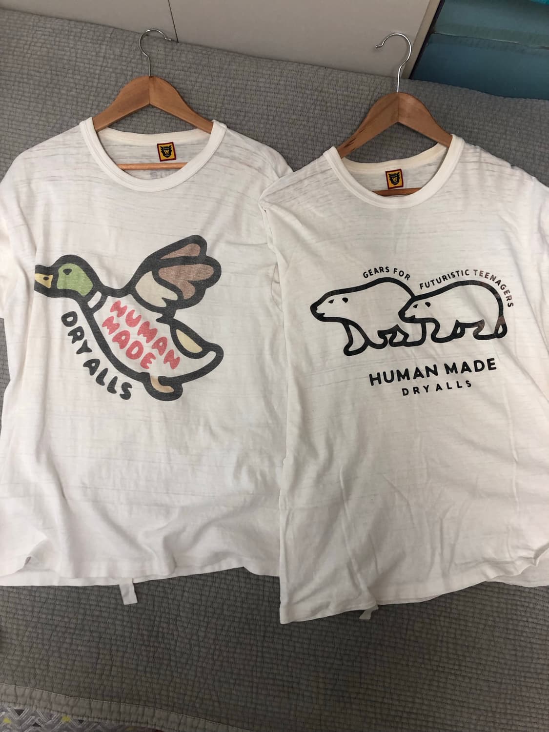 휴먼메이드 반팔티셔츠 2장 일괄판매 상품이미지1