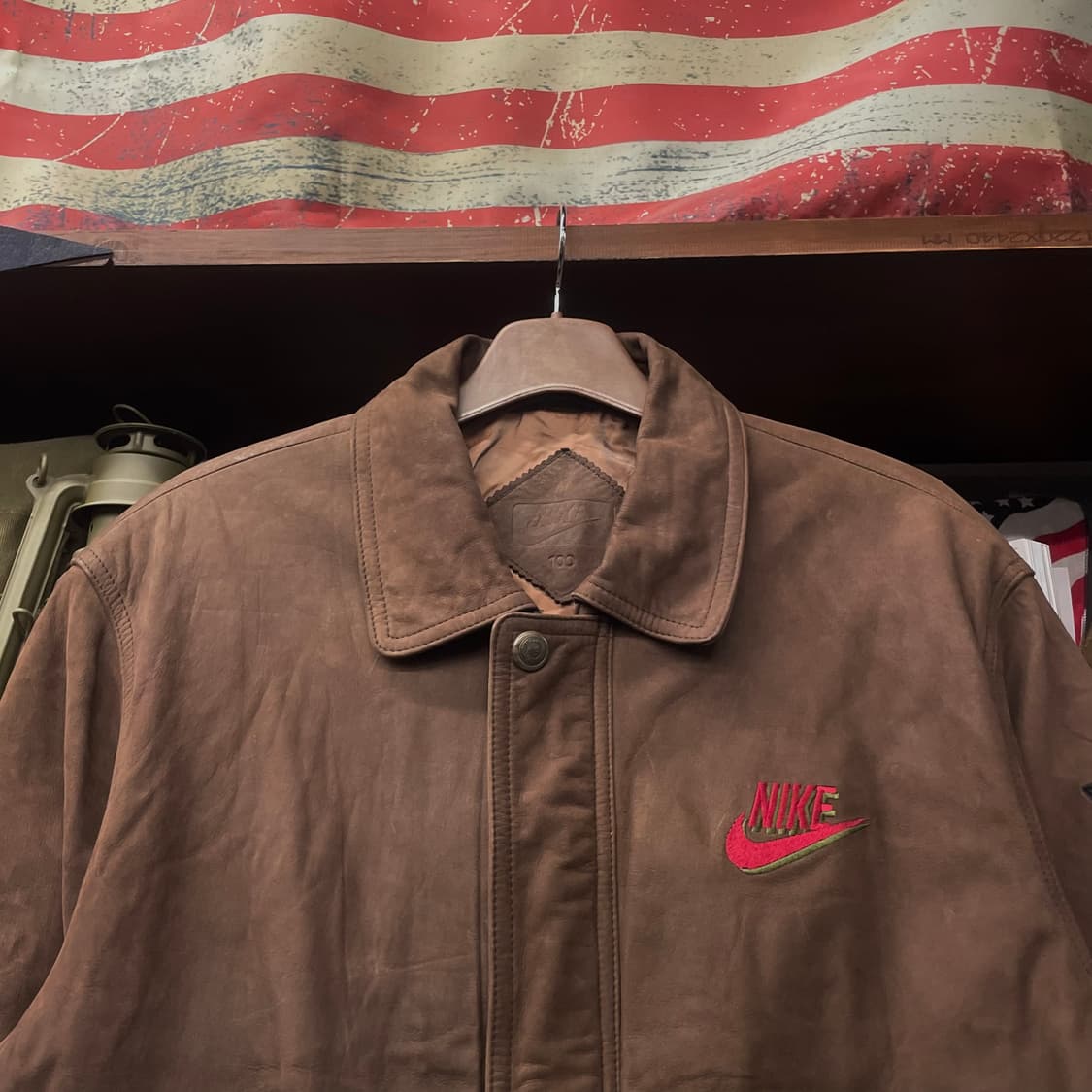 90s 나이키 삼나스포츠 20주년 리스펙트 더 게임 소가죽 자켓 N153 상품이미지3