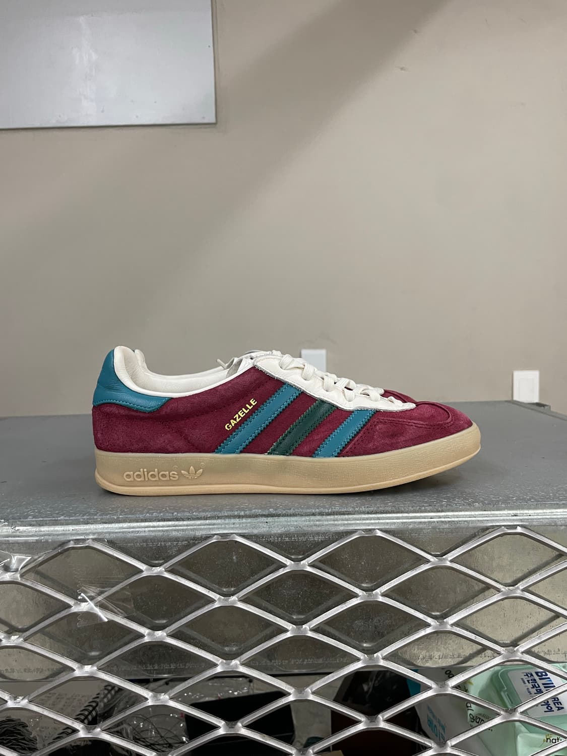 아디다스 가젤 인도어 버건디 235 상품이미지4