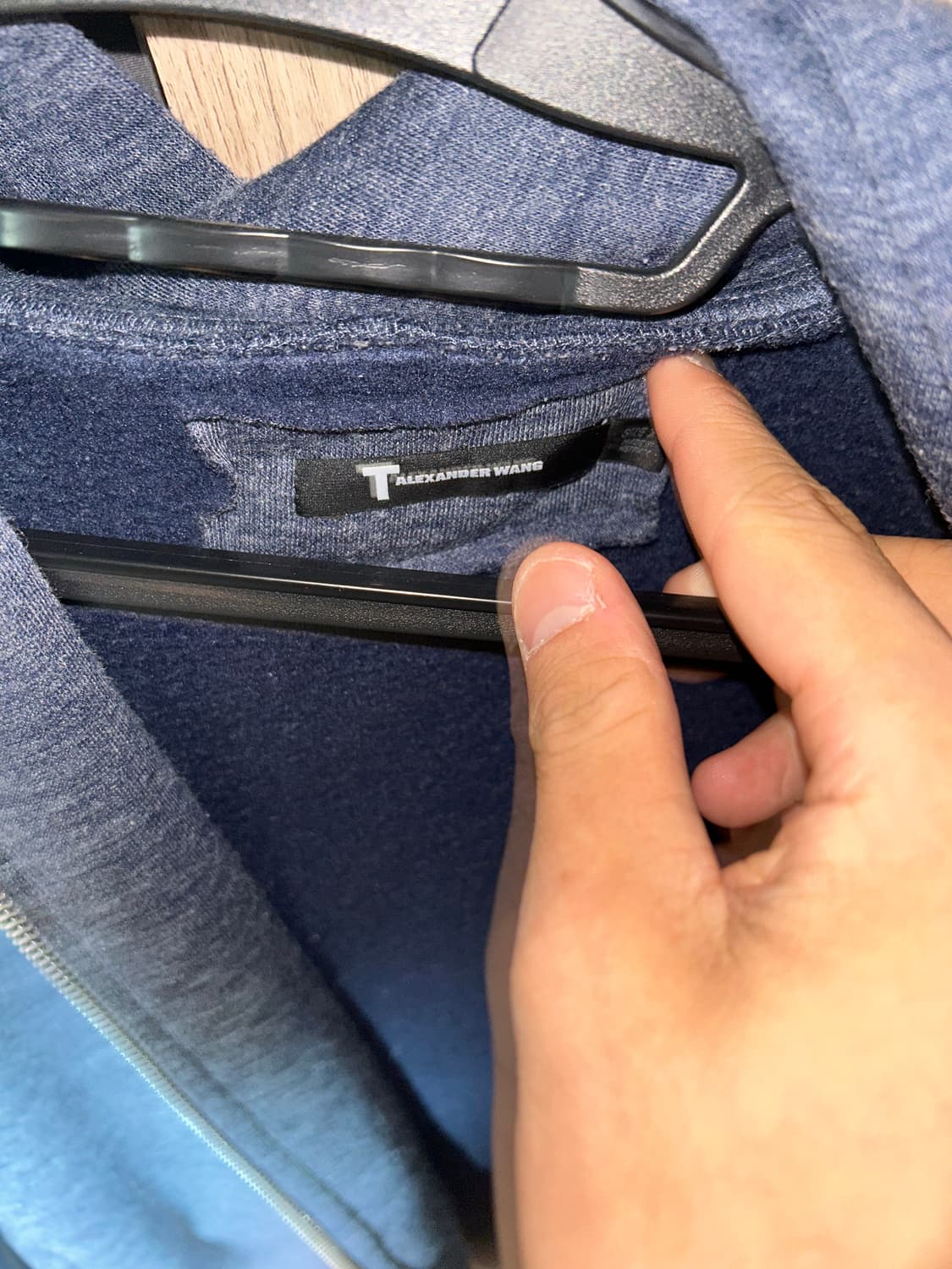 Alexander Wang Slub hoodzipup S 상품이미지3