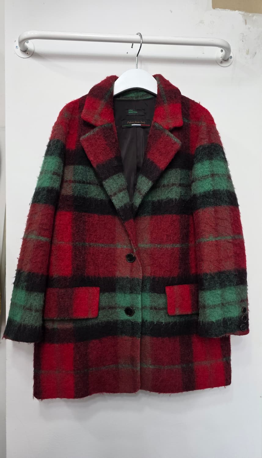 베네통 여성 이태리 모직 코트 상품이미지1