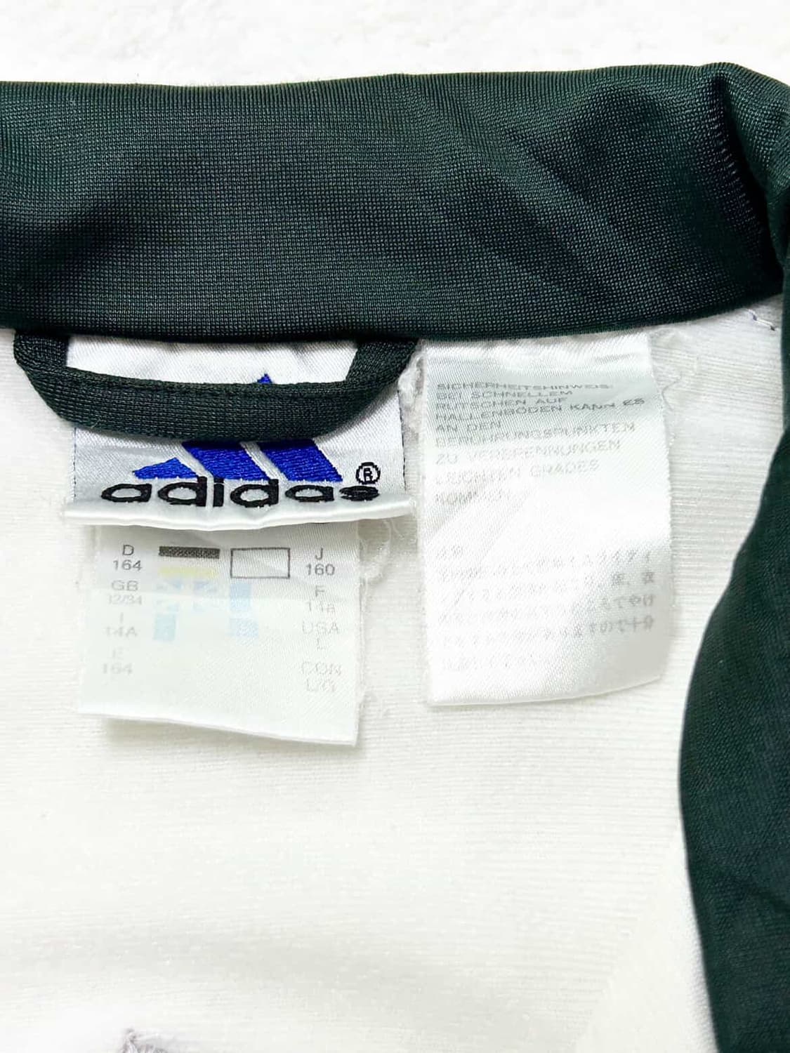 아디다스 90‘s 빅로고 화이트 져지 상품이미지9