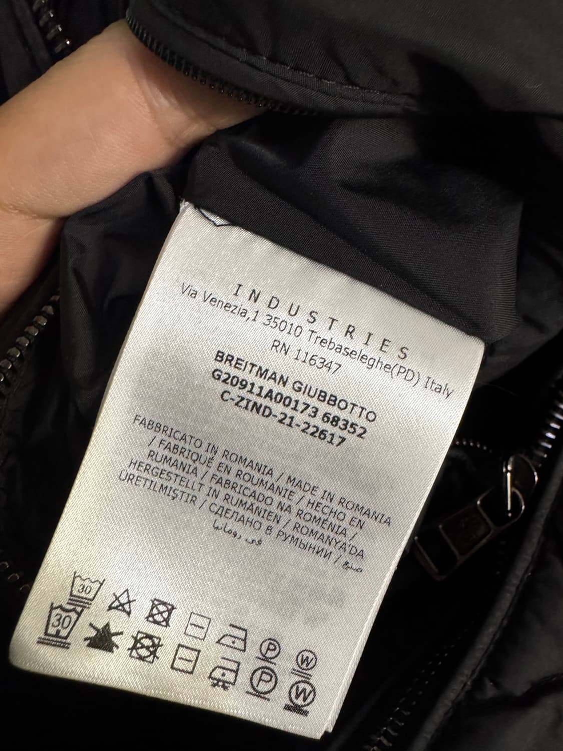 몽클레어 breitman 블랙라벨 바이커 패딩 자켓 21fw 상품이미지6