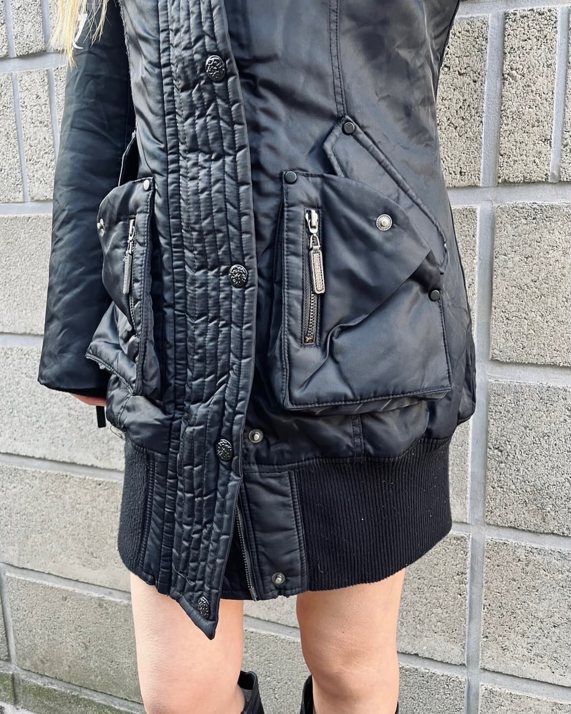 큐티플래시 윈터 시즌 투웨이 집업 다운 자켓 상품이미지5