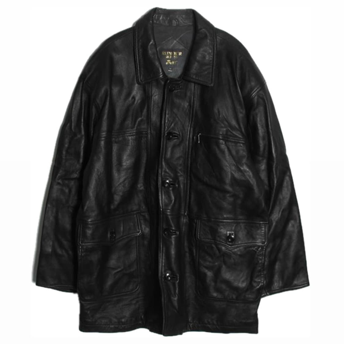 Vintage Sheepskin Leather Coat 상품이미지1