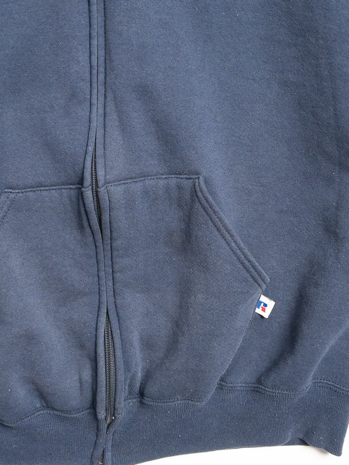90s Russell Blank Hoodie Full Zip USA 상품이미지5