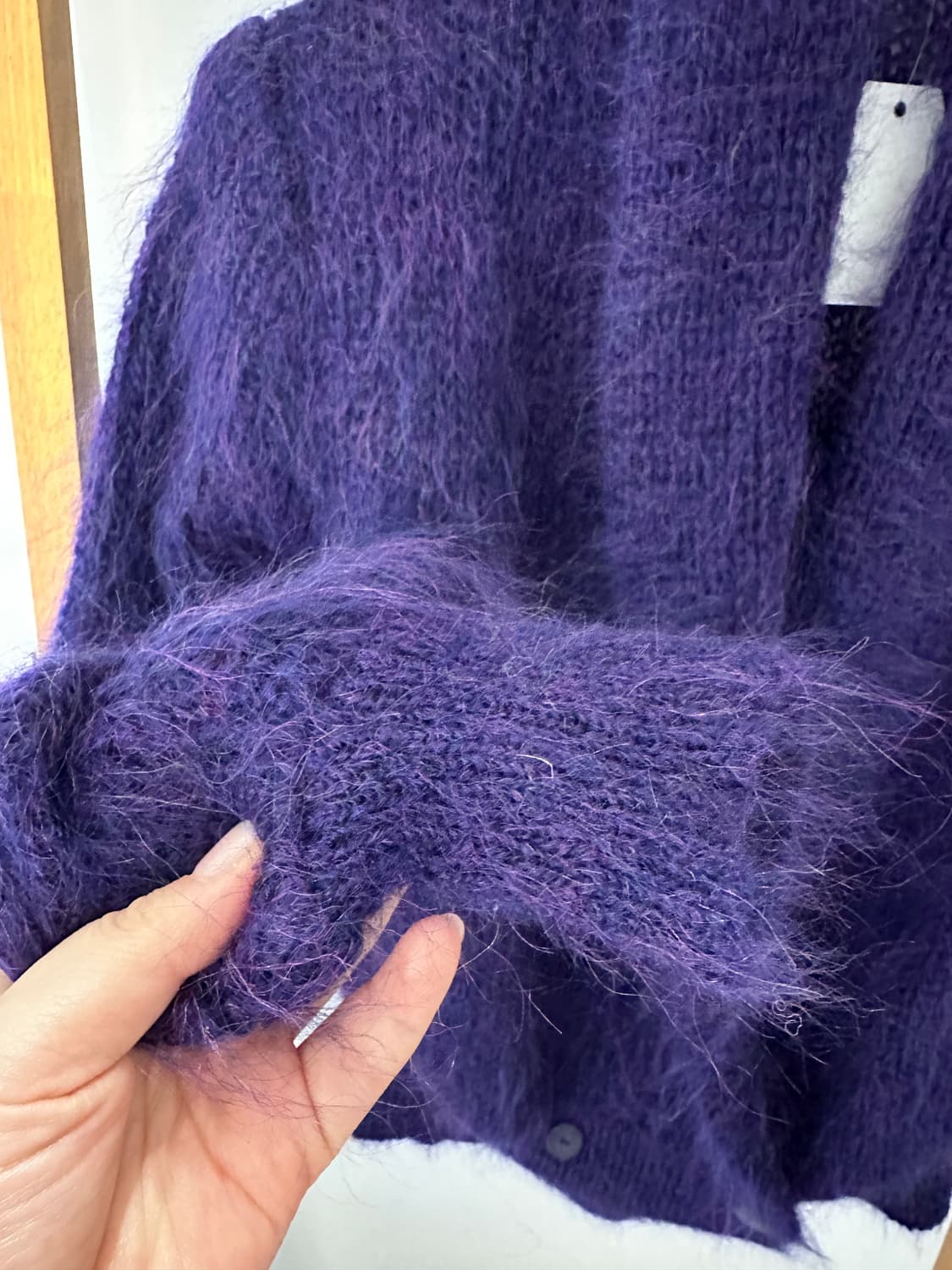 일본 빈티지 울 가디건(사이즈 M) 상품이미지3