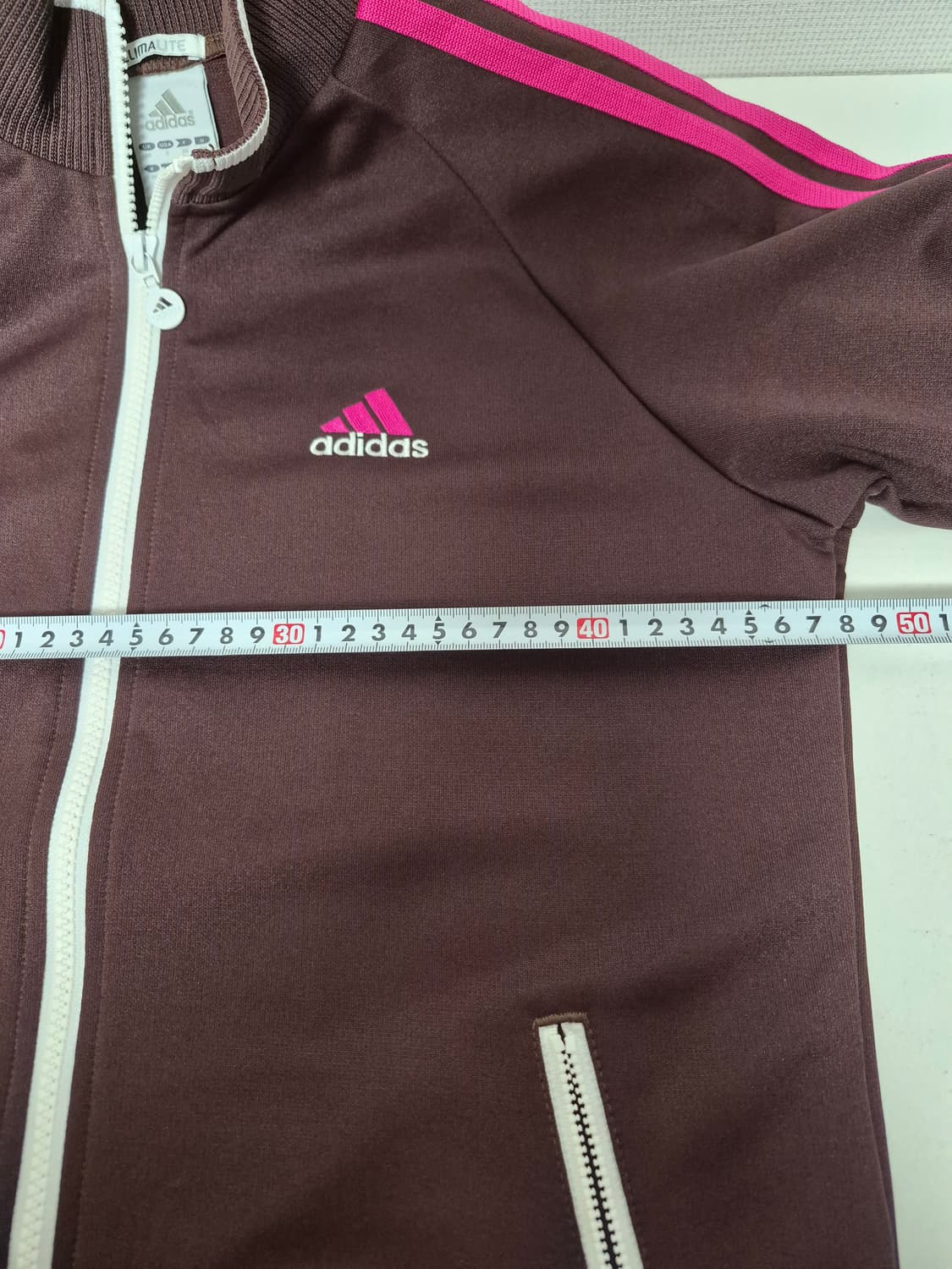 아디다스 삼선 져지 브라운/핫핑크 초희귀색상 대장급 상품이미지6